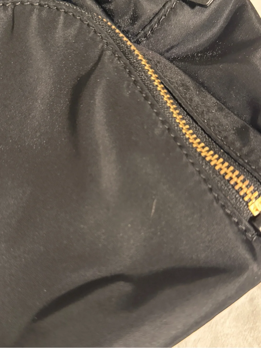 kate spade black nylon mini backpack with gold hardware